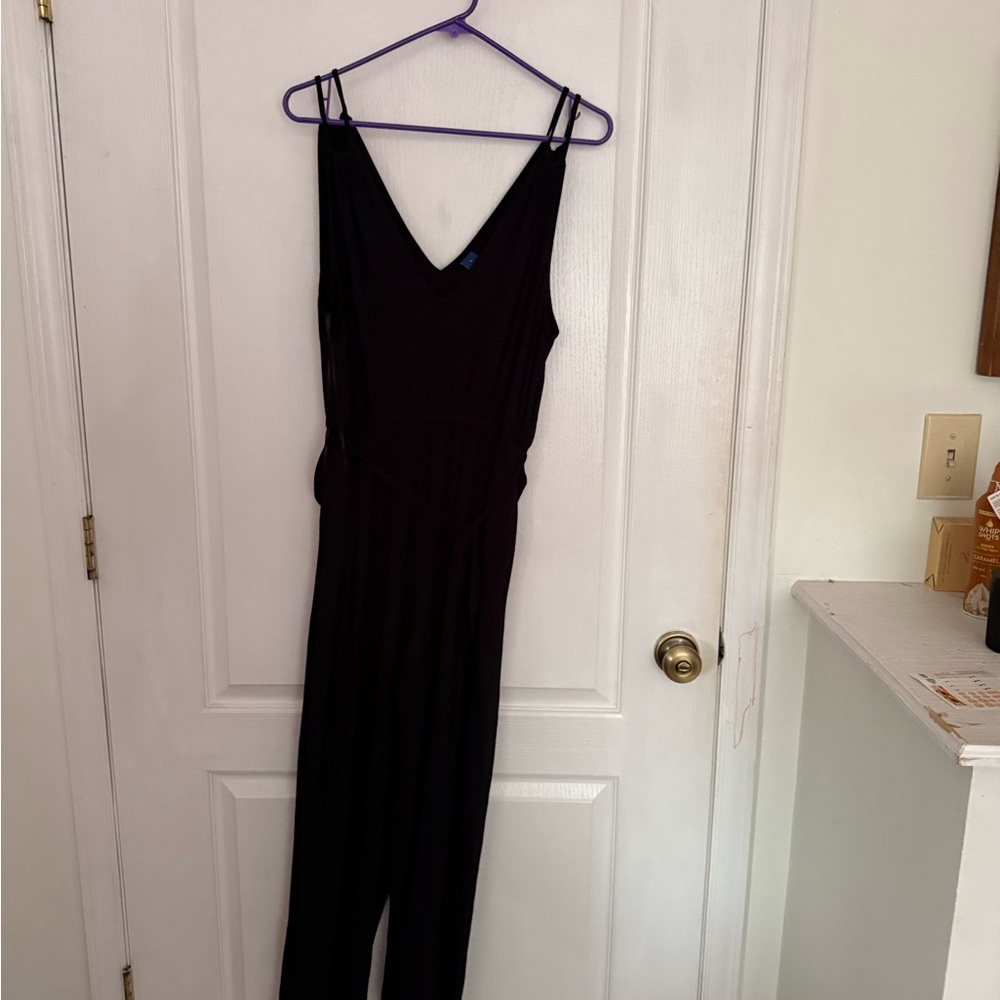 Cotton Black Jumpsuit